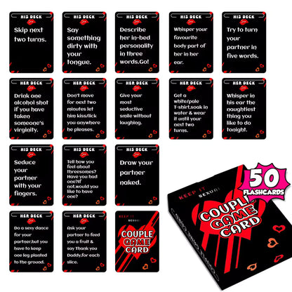 Sexual Couple Game Card