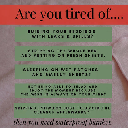 Waterproof Intimacy Blanket- Ready for Round Two